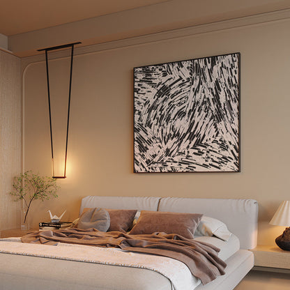 Abstrakte Pinselstrich Leinwand Wandkunst