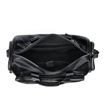 Premium Leder Wochenende Duffle Tasche Brehn