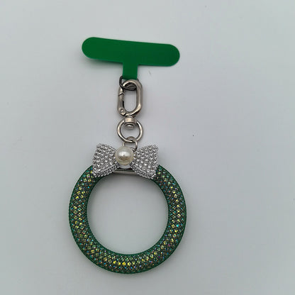 Eleganter Strass Schleife Schlüsselanhänger Brehn