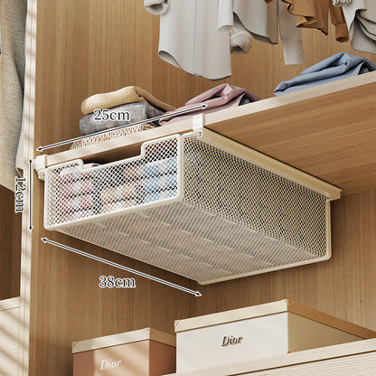 Unterregal Metallgitter Schiebeband Aufbewahrungskorb Schubladenorganizer