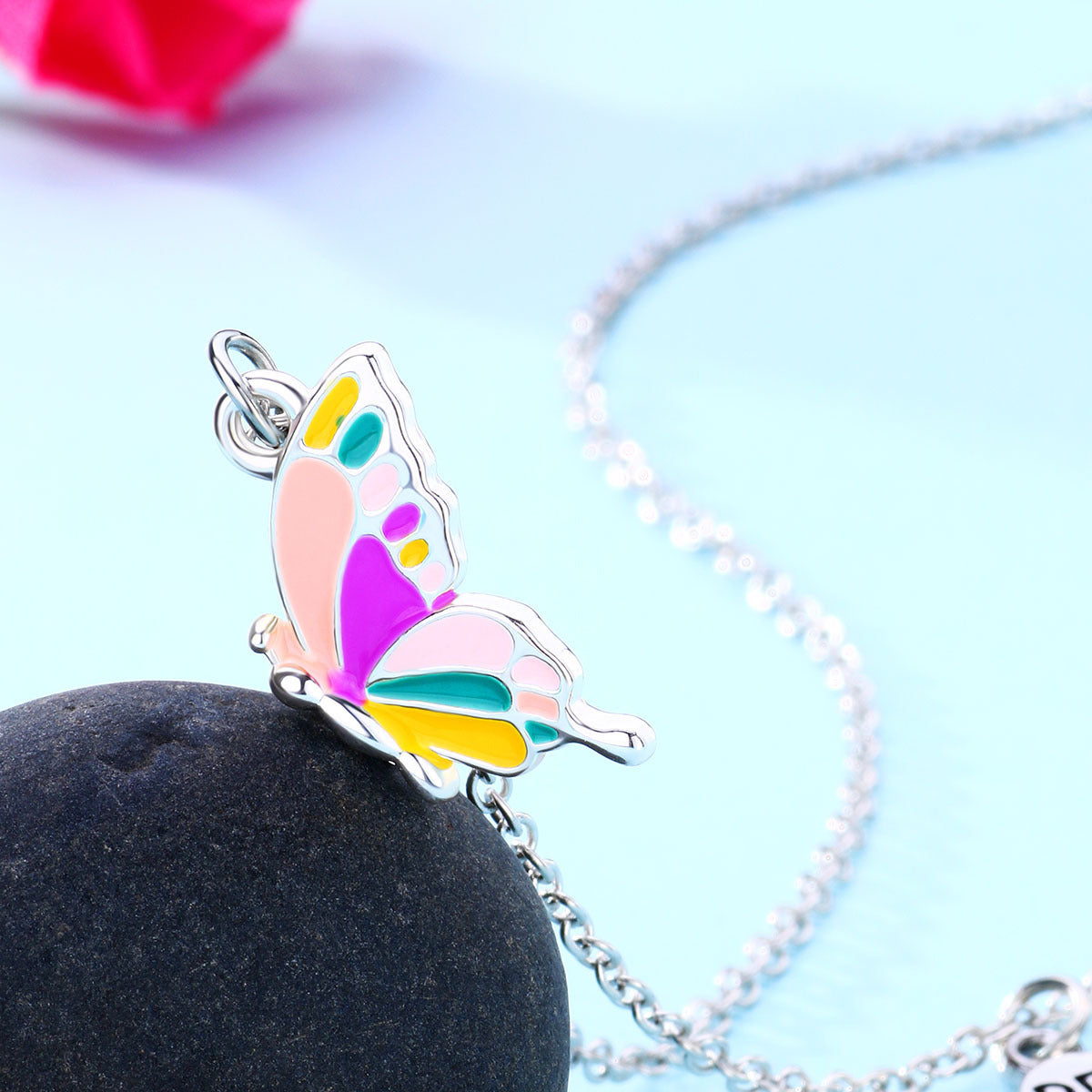 Schmetterlingsanhänger Freundschaftsnecklace Brehn