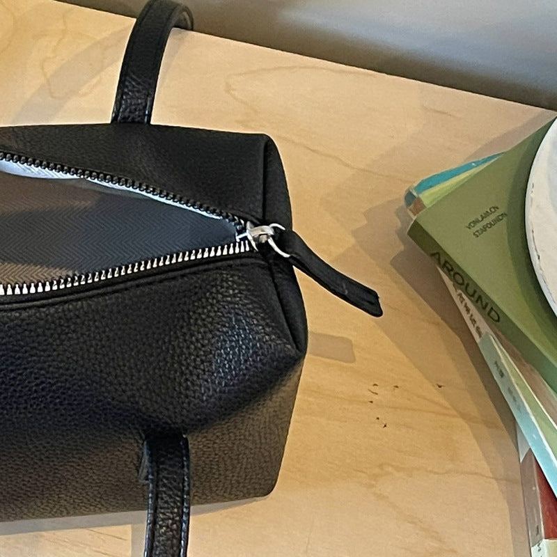 Minimalistische Leder Umhängetasche