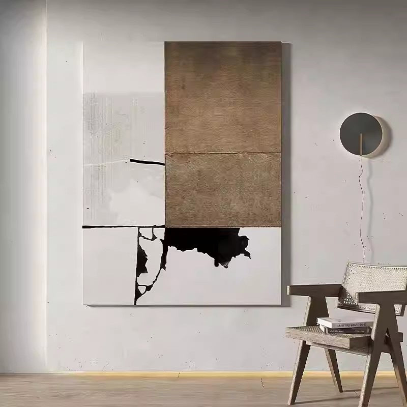 Moderne Minimalistische Geometrische Leinwandkunst