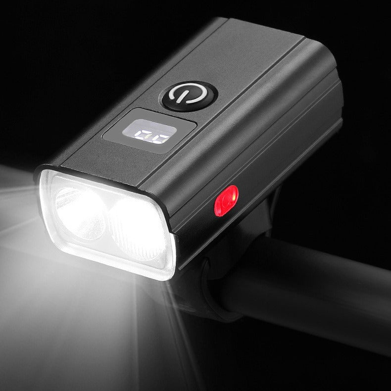 Hochintensive LED-Fahrrad-Scheinwerfer mit verstellbarem Halter Brehn