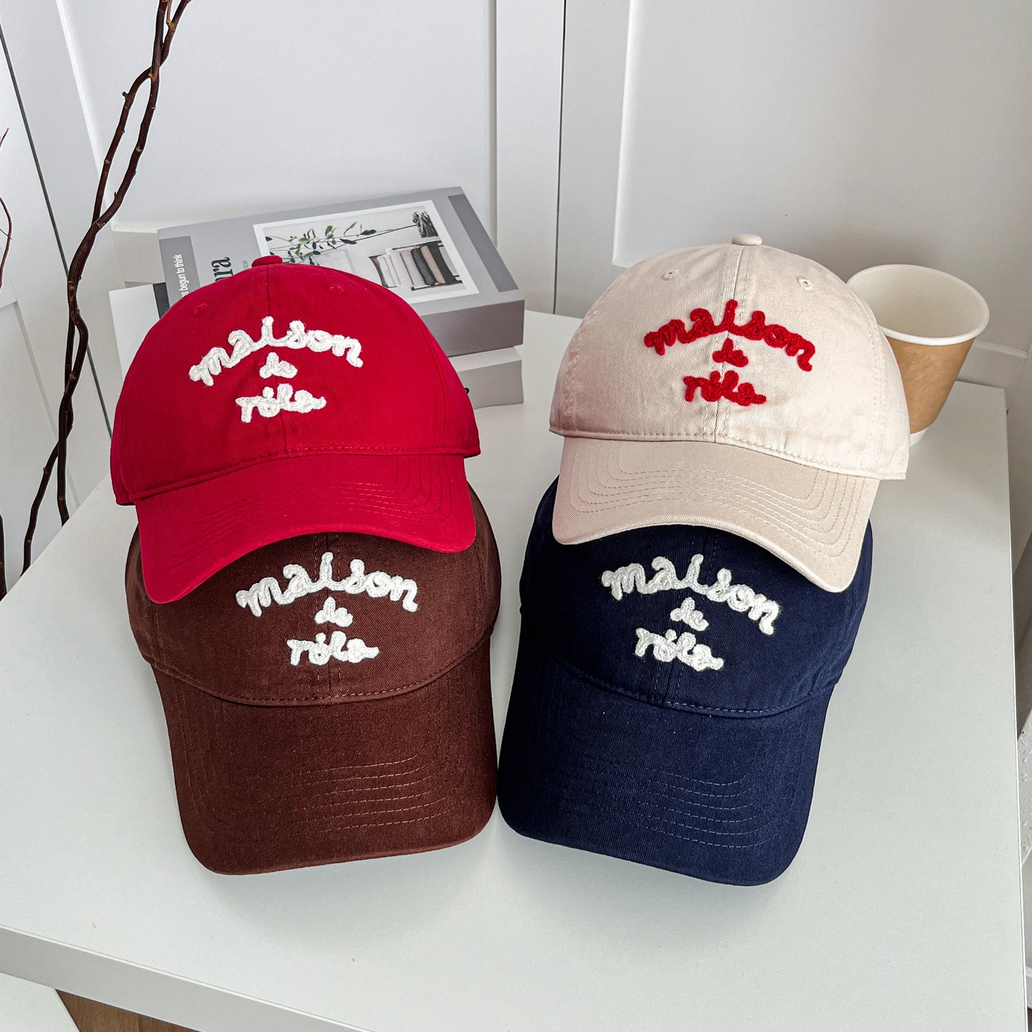 Herren bestickte Logo verstellbare Baseballmütze Brehn