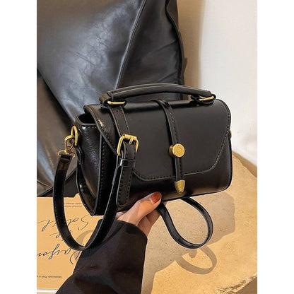 Vintage-inspirierte Leder-Schultertasche Brehn