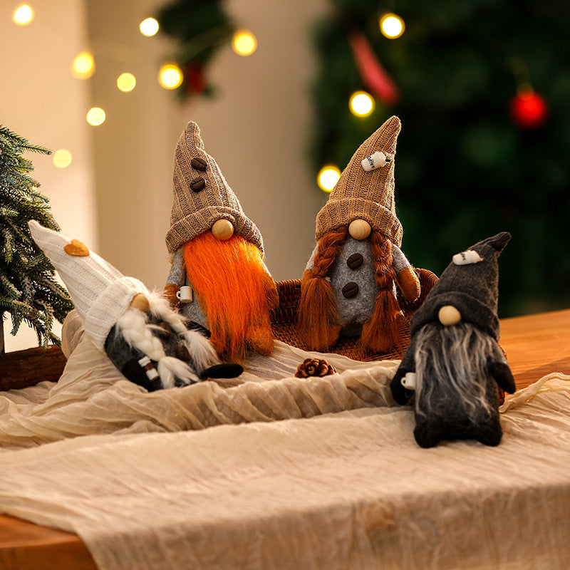 Dekorative Weihnachtsgnom Figur Brehn