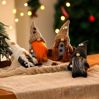Dekorative Weihnachtsgnom Figur Brehn