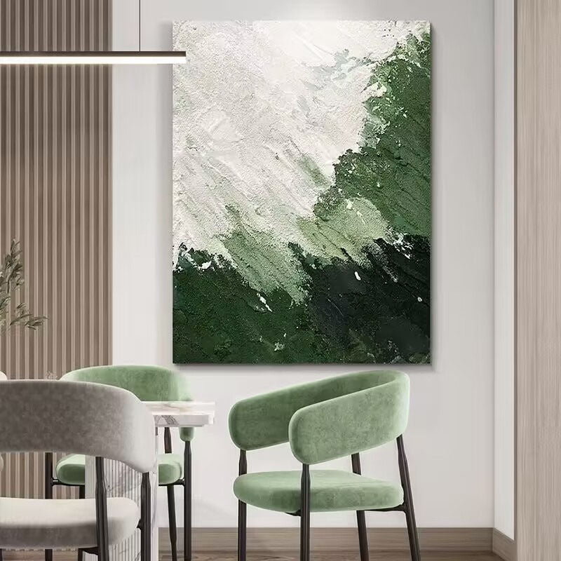 Texturiertes abstraktes Leinwandkunstwerk
