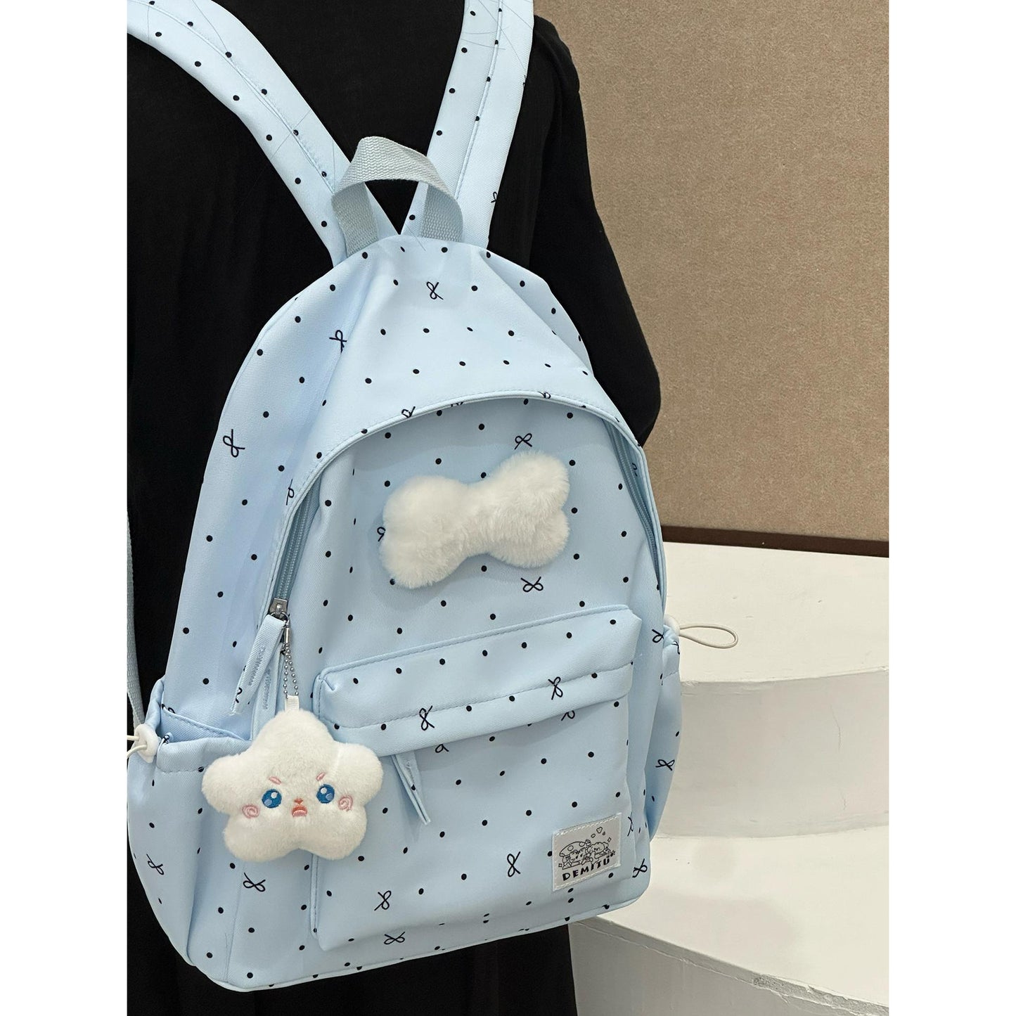 Verspielt Polka Dot Rucksack Brehn