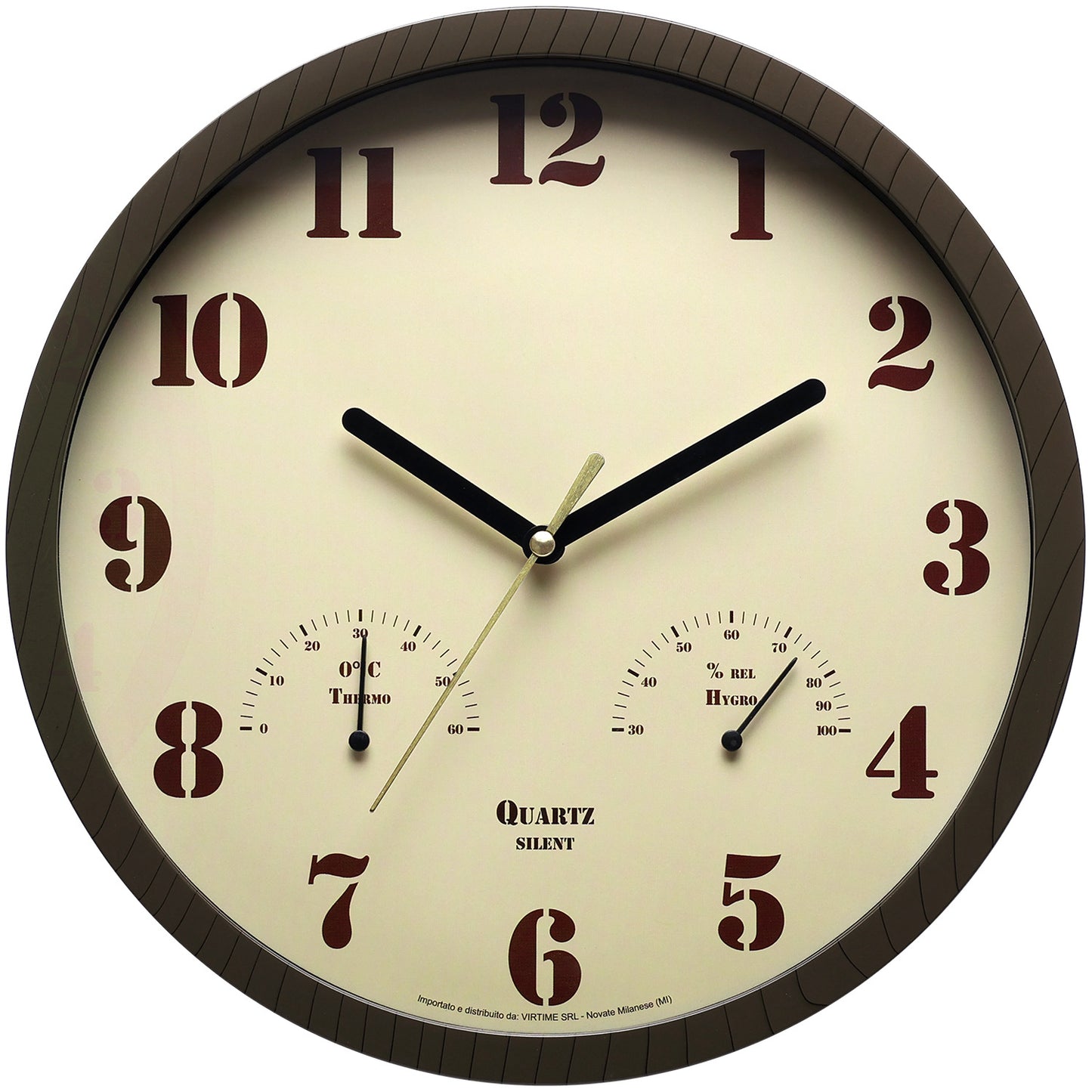 Wandthermometer und Hygrometer Brehn