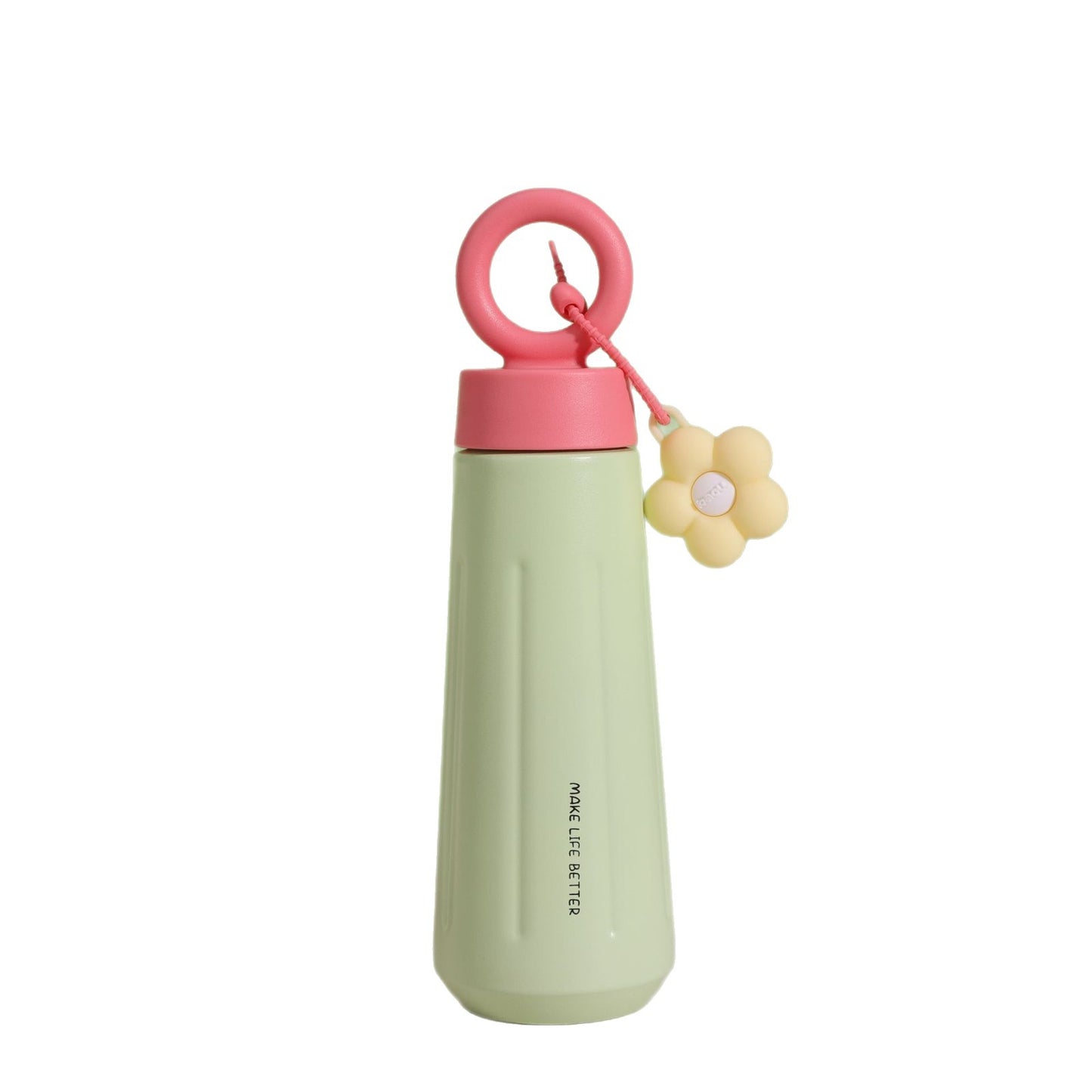 Damen stilvolle Kunststoff-Trinkflasche mit Charm Brehn