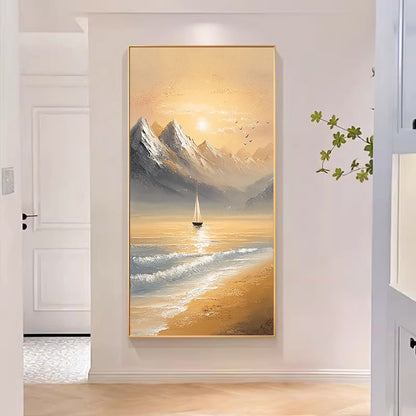 Szenerische Ozeanansicht Leinwand Kunstwerk