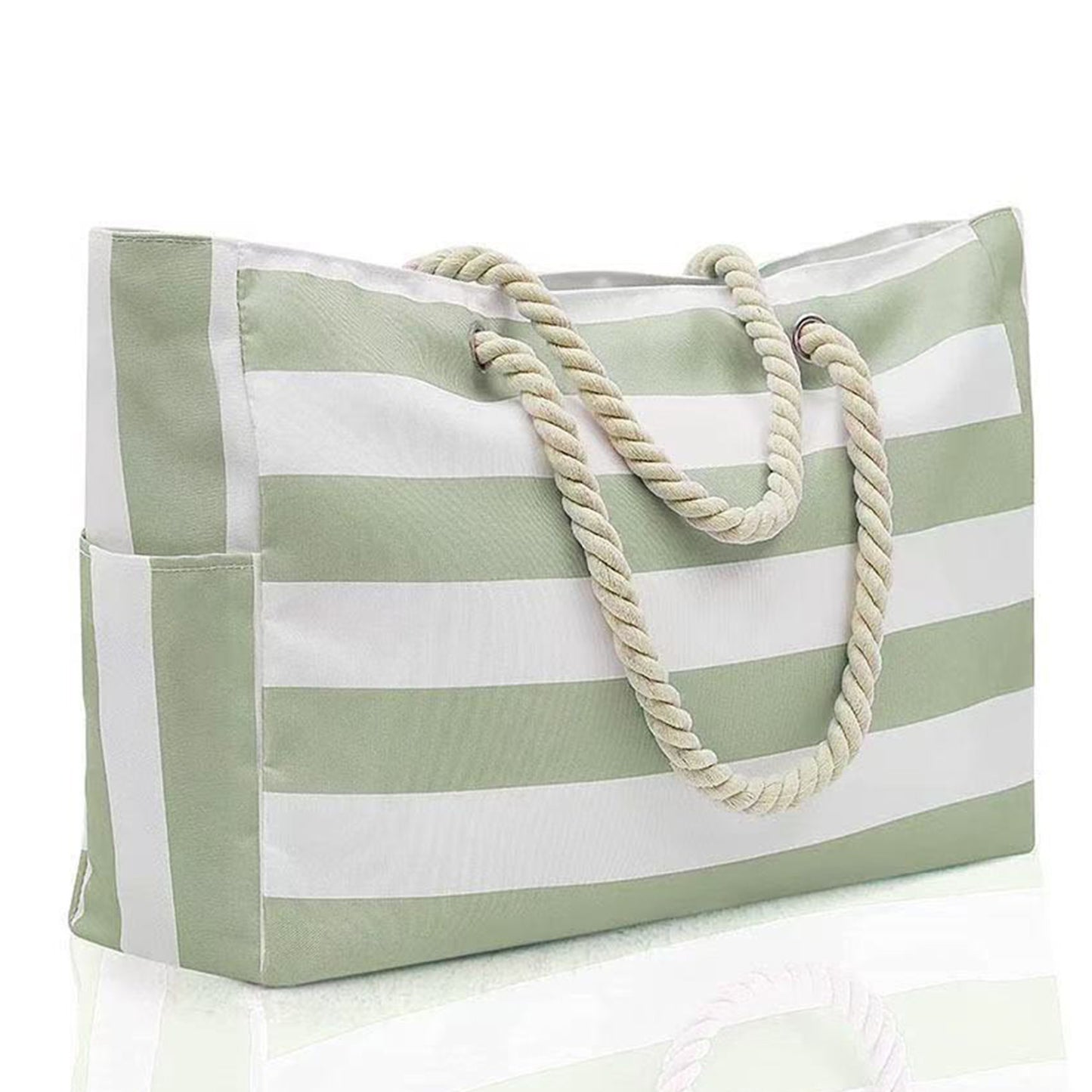 Strandtasche mit Robusten Seilgriffen Brehn