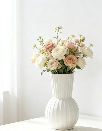 Elegantes Blumenarrangement Vase Brehn