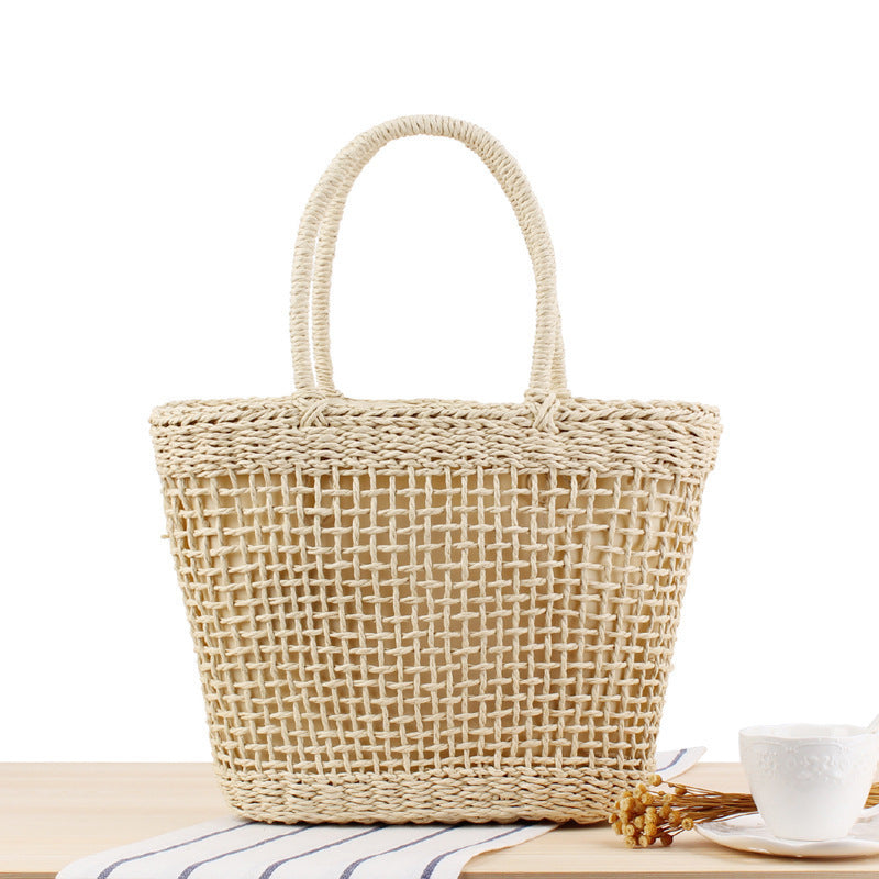 Handtasche Aus Hochwertigem Geflochtenem Biomaterial Brehn