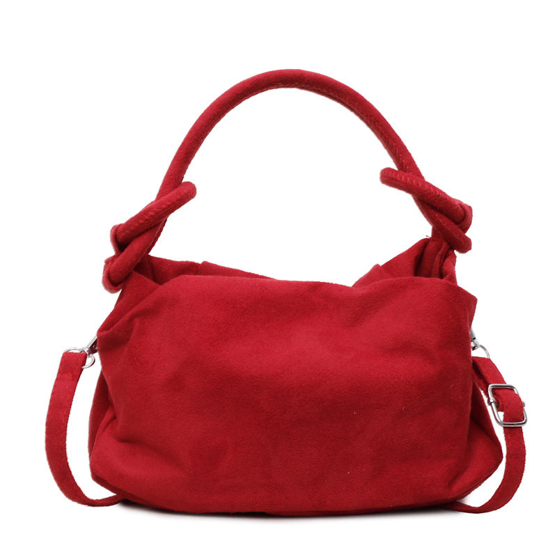 WoSoft Wildleder Hobo Tasche Brehn