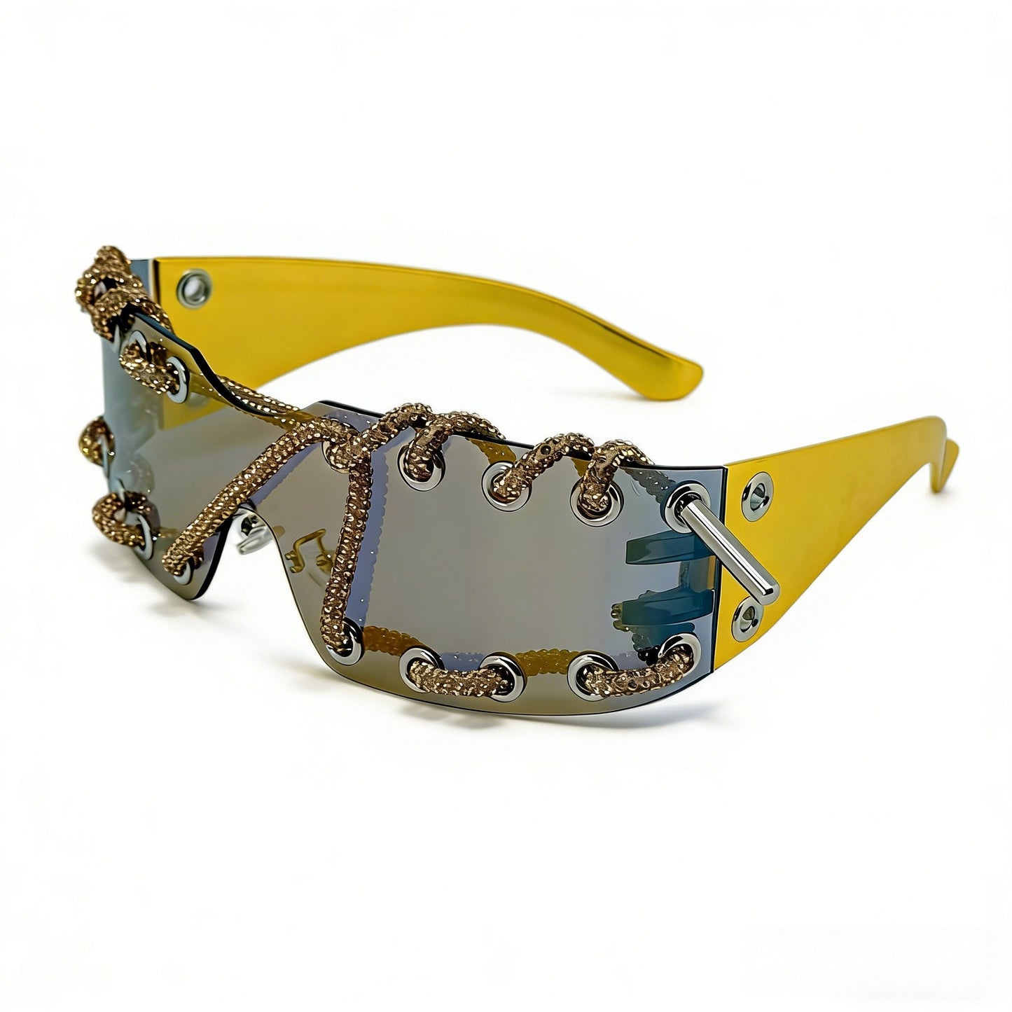 Damen Sonnenbrille mit einzigartigem Schnürdesign Brehn