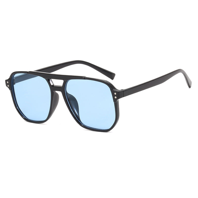 Damen oversized Sonnenbrille mit geometrischem Design und UV-Schutz Brehn