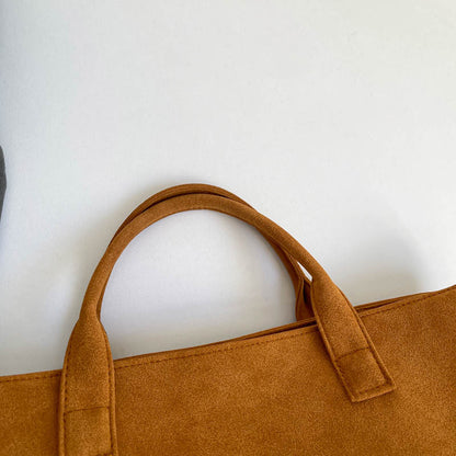 Stylische Faux Wildleder Tragetasche