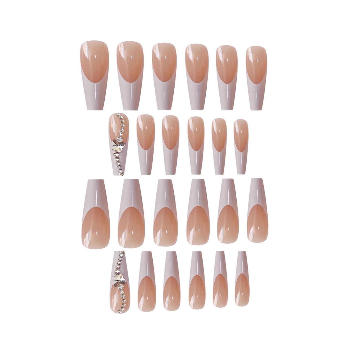 Dekorative Acrylnagelverzierungen Brehn