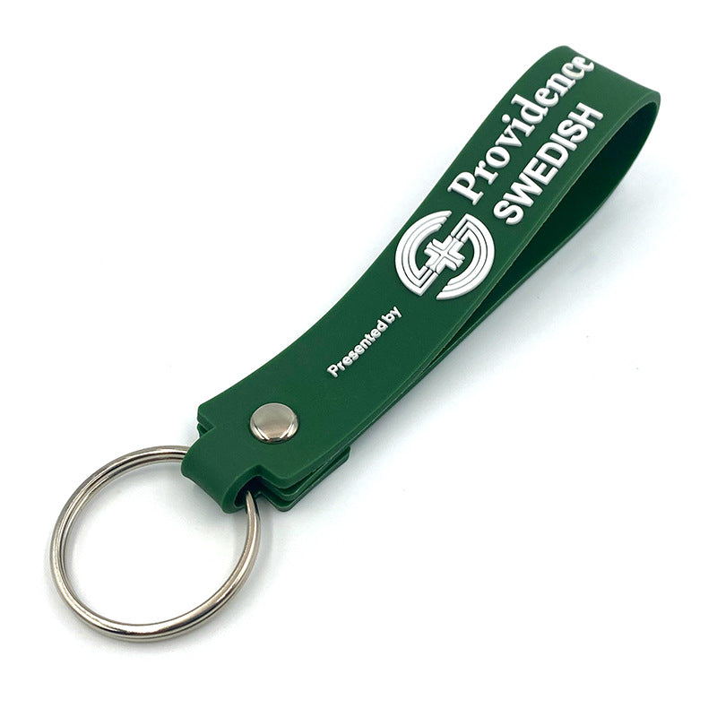 Unisex Silikon Schlüsselanhänger Halter Gepäckanhänger Brehn