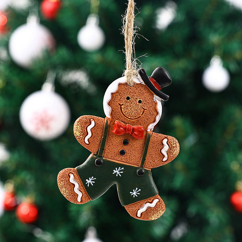 Dekorative Weihnachtsfigur im Lebkuchenmann-Design Brehn