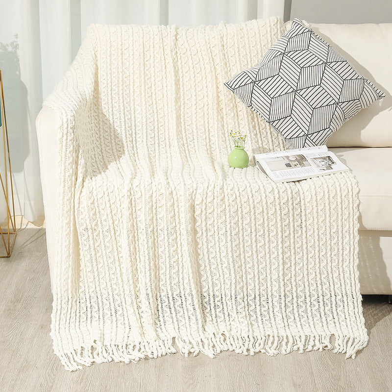 Damen hochwertige gestrickte Decke Brehn
