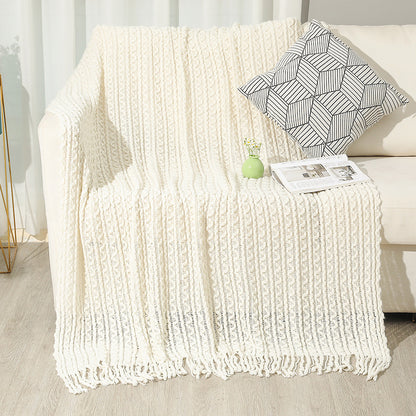 Damen hochwertige gestrickte Decke Brehn