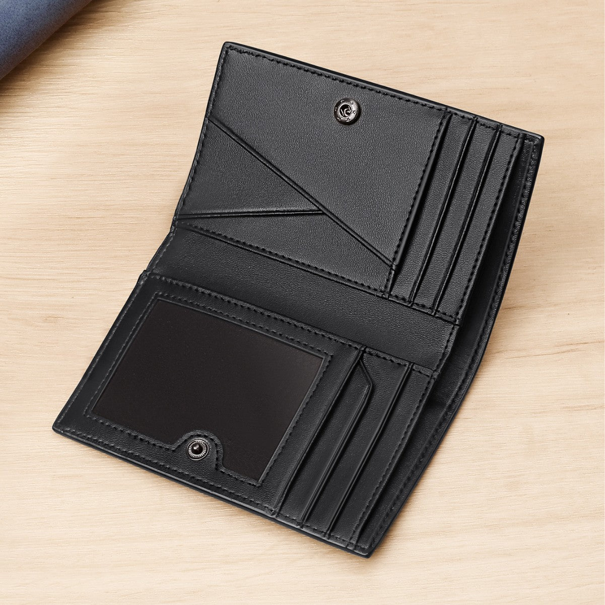 Minimalist RFID-blockierende Lederkartenhalter Brehn
