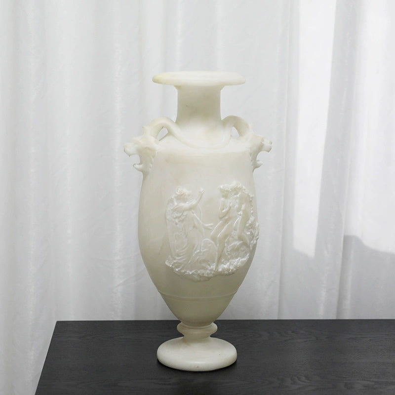Dekorative Alabaster Kunstvase