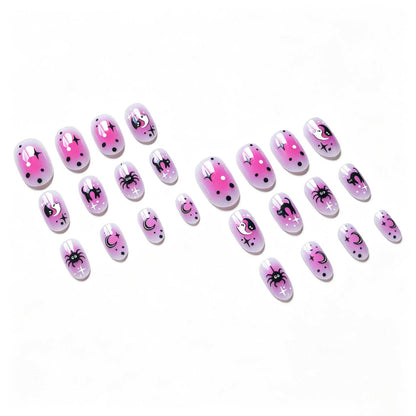 Kreatives Halloween Nagelkunst-Set