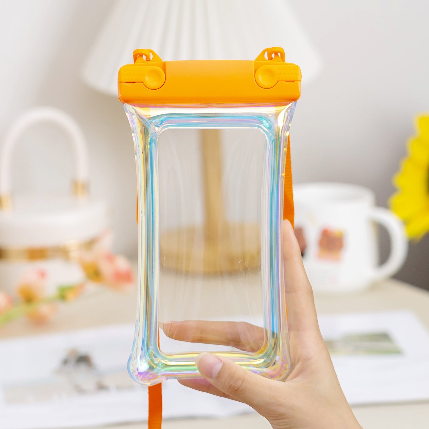 Transparente Wasserdichte Hülle mit Tragegurt Brehn