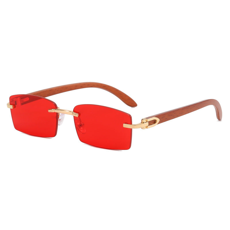 Damen hochwertige Sonnenbrille mit elegantem Holzrahmen Brehn