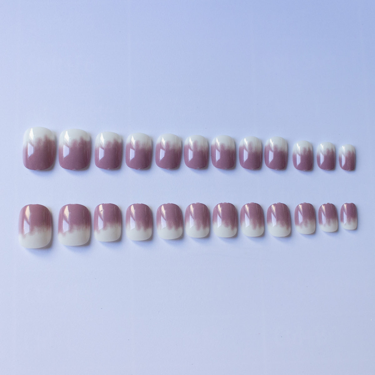 Elegantes Ombre-Nagelkunst-Set