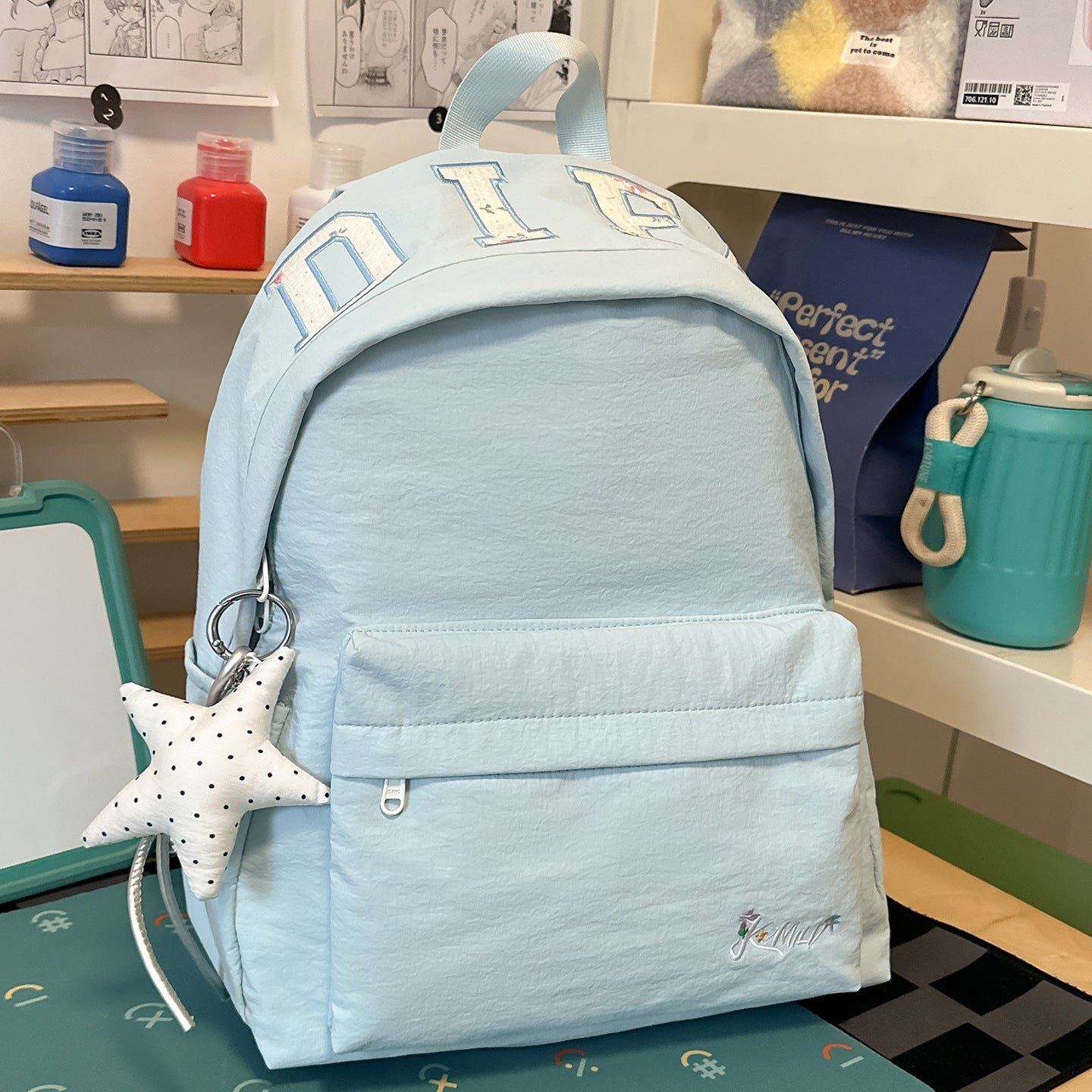 Lässiger Mehrfach-Taschen Leichter Schulrucksack