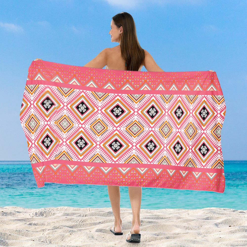 Stranddecke mit exklusivem geometrischen Tribal-Design Brehn