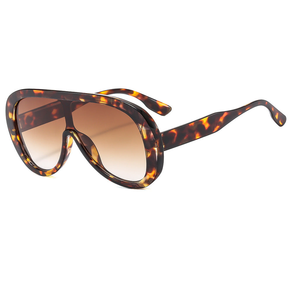 Damen modische Sonnenbrille mit breitem Rahmen Brehn
