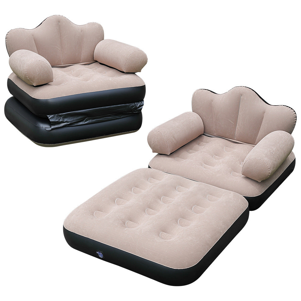 Damen Aufblasbare Relaxliege mit ergonomischer Nacken- und Rückenstütze Brehn