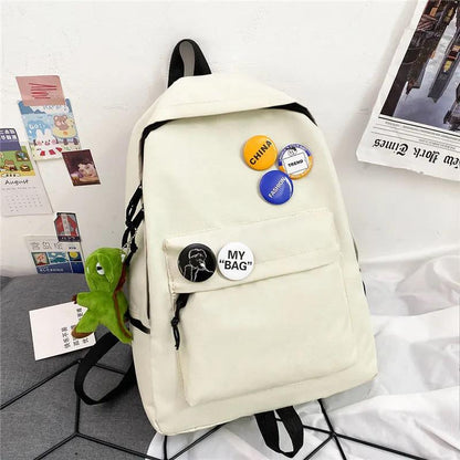 Lässiger Canvas-Rucksack Brehn