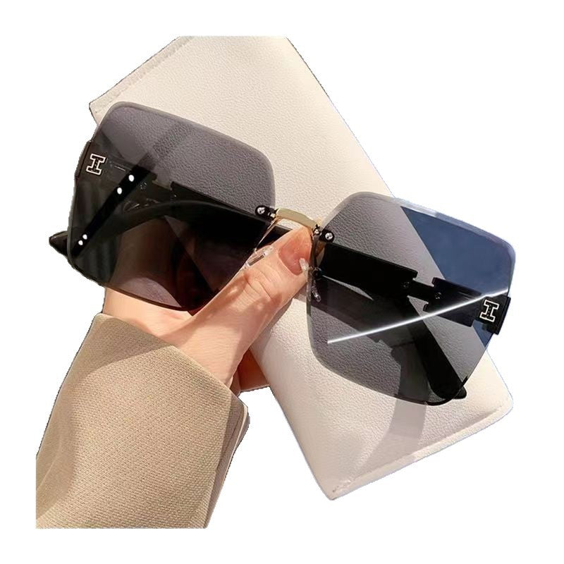 Oversized Quadrat Mode Sonnenbrille Brehn