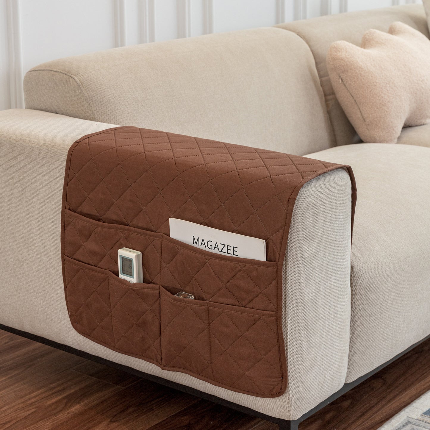Eleganter Sofa-Organizer mit Mehrfachen Taschen Brehn