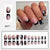 Kreatives Halloween-Themen Press-On Nagelset Brehn