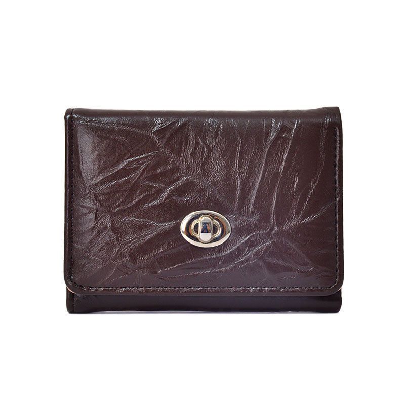 Elegante Strukturierte Leder Geldbörse Brehn