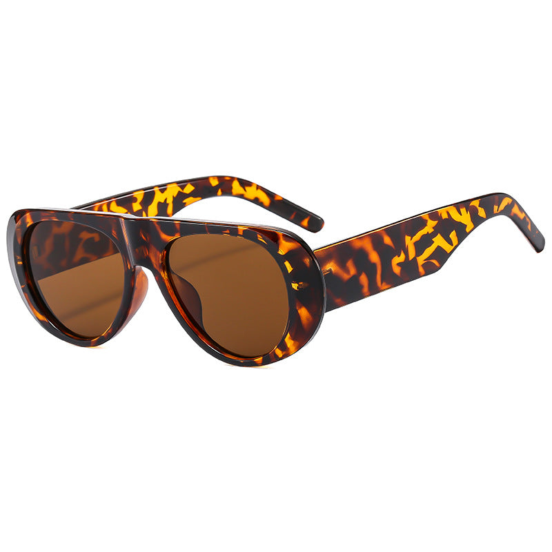 Damen außergewöhnliche Sonnenbrille im angesagten Schildpatt-Design Brehn