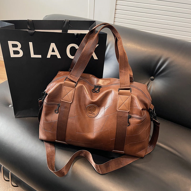 Premium Leder Duffel Tasche