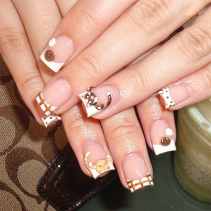 Künstlerisch themed Press-On Nail Set