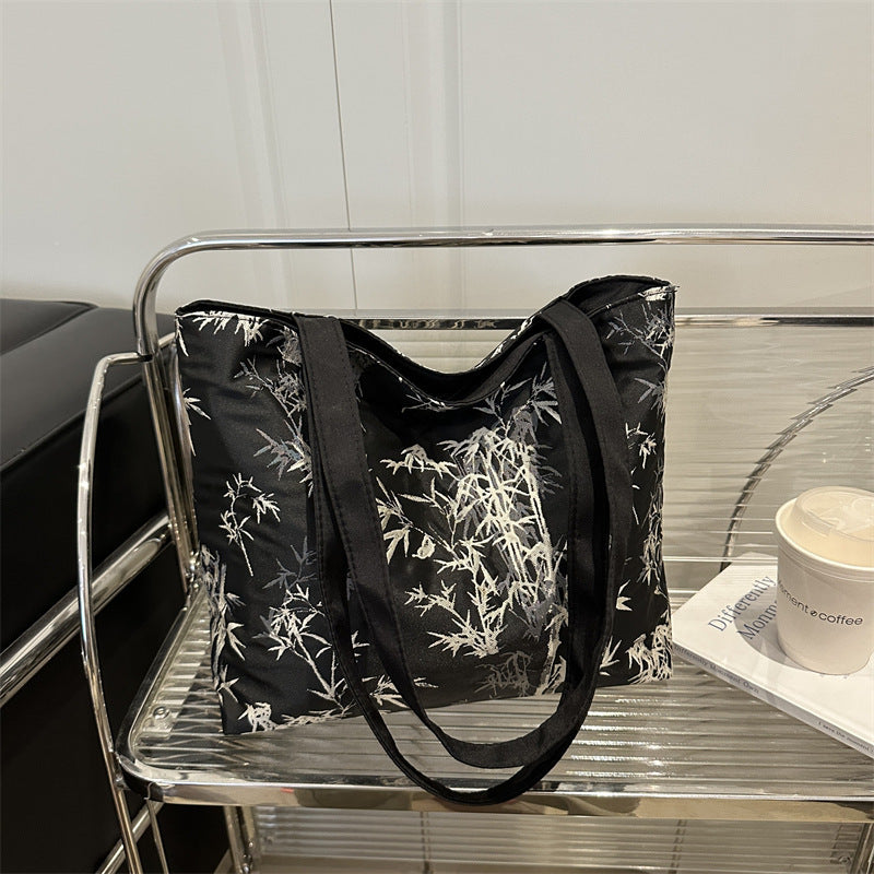 Stylische Bambusdruck-Tasche Brehn