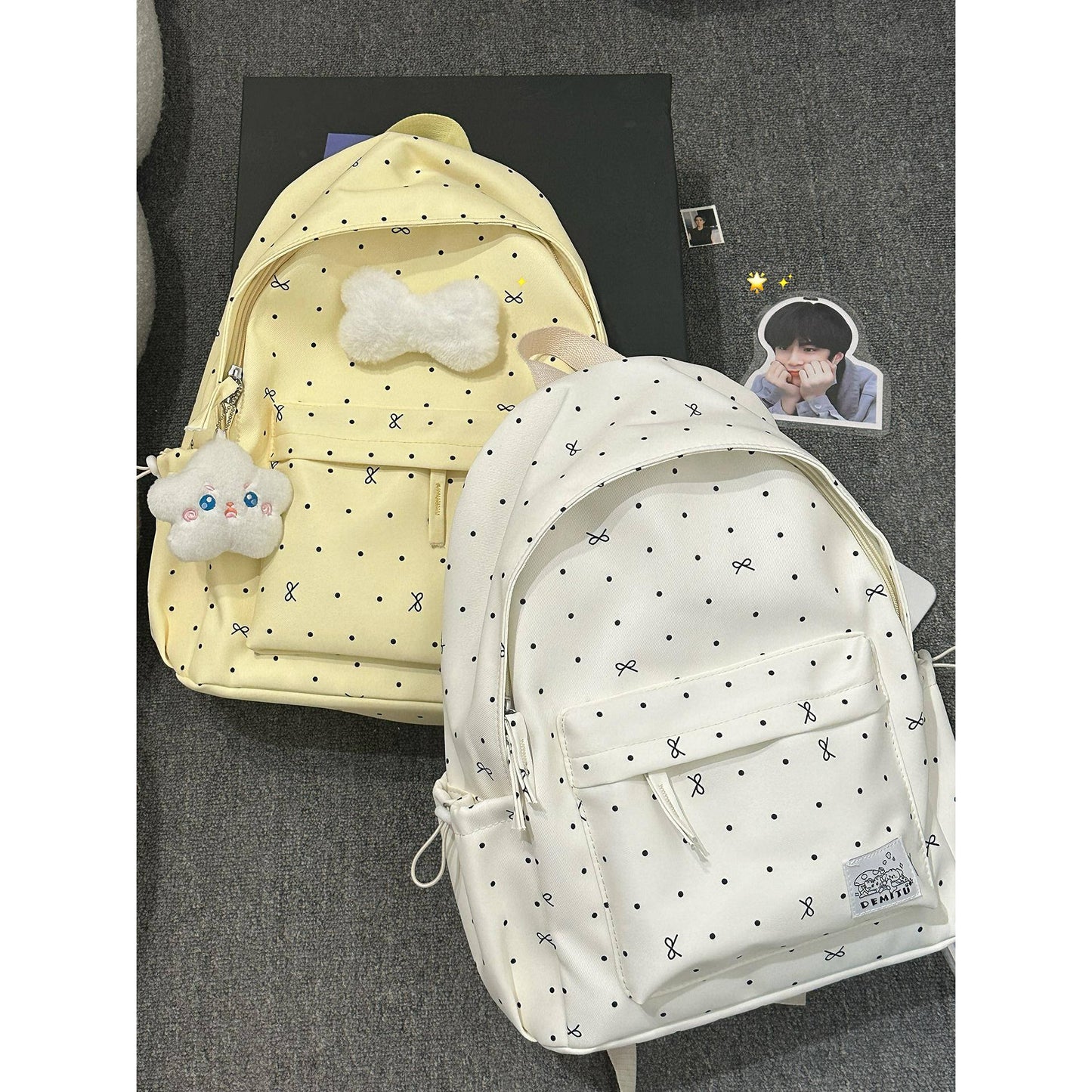 Verspielt Polka Dot Rucksack Brehn