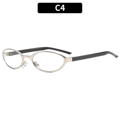 Elegante ovale Rahmenbrille
